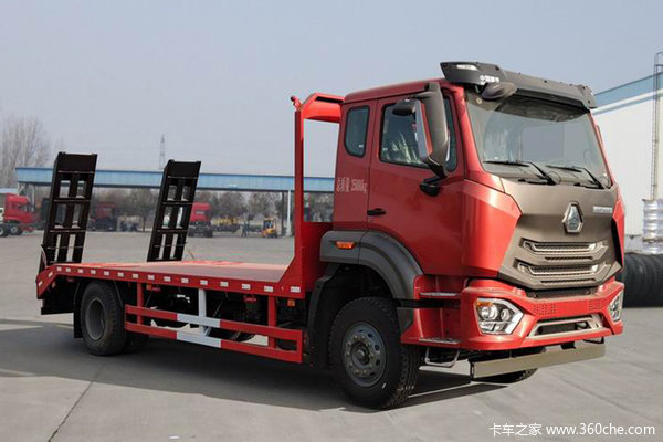 中国重汽 HOWO N5W 220马力 4X2 平板运输车(ZZ5187TPBK511JF1)
