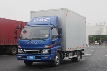 江淮 骏铃V6 160马力 4.15米单排厢式轻卡(国六)(HFC5048XXYP31K5C7S) 卡车图片