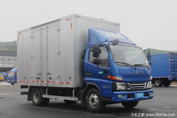 江淮 骏铃V6 137马力 4.15米单排厢式轻卡(国六)(HFC5043XXYP31K1C4NS)