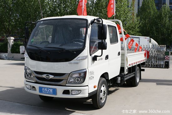 福田时代小卡之星5115马力32米双排栏板轻卡气刹bj1043v9aba02