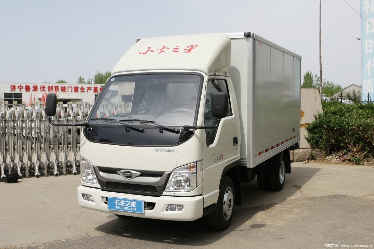 福田时代 小卡之星2 1.6L 122马力 汽油 3.3米单排厢式微卡(国六)