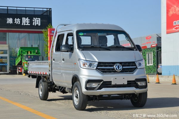 东风途逸 T3(原小霸王W) 1.6L 123马力 汽油 2.7米双排栏板小卡(后单胎)(EQ1030D60Q3)