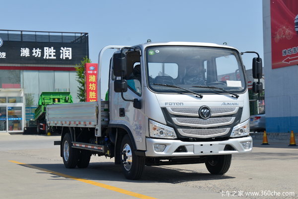 福田欧马可s1系智盈版131马力383米排半栏板轻卡