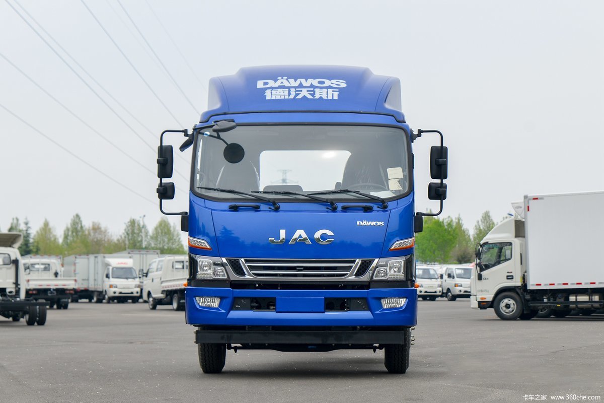 江淮 德沃斯V8 170马力 5.33米单排厢式载货车