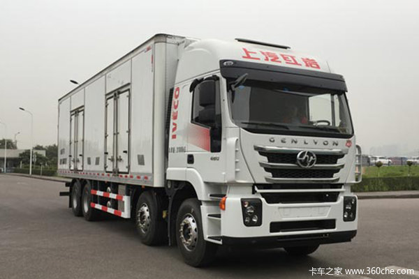 上汽红岩 杰狮C6 460马力 8X4 9.41米冷藏车(国六)(CQ5317XLCHD12446)