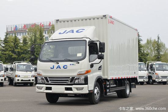 江淮帅铃i545t415米厢式纯电动轻卡hfc5043xxyev1n