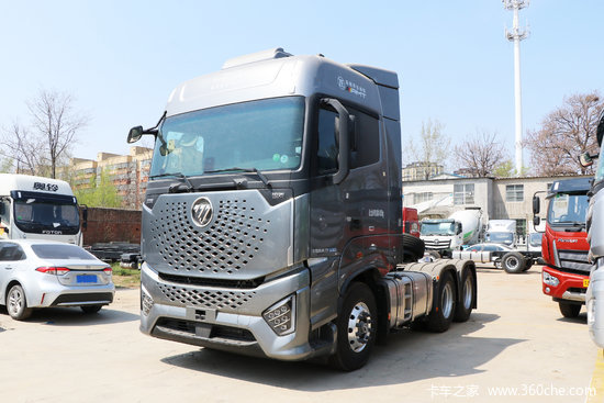 福田 欧曼银河 穿越版 580马力 6x4 amt自动挡牵引车(国六)(bj4259y6