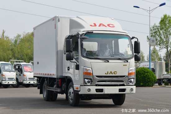 江淮 帅铃q3 130马力 3.37米排半厢式轻卡(速比4.