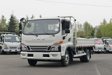江淮 骏铃V6 152马力 3.89米排半栏板轻卡(HFC1048P31K4C7S) 卡车图片