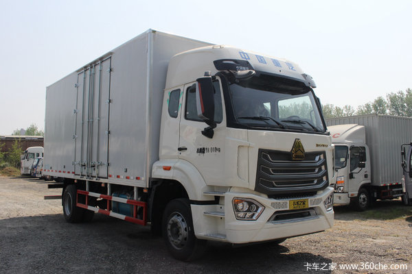 中国重汽 豪沃NX中卡 250马力 4X2 7.8米厢式载货车(ZZ5167XXYK601JF1)