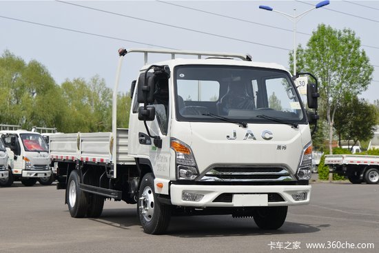 江淮康铃j5152马力385米排半栏板轻卡国六hfc1045p22k1c7s