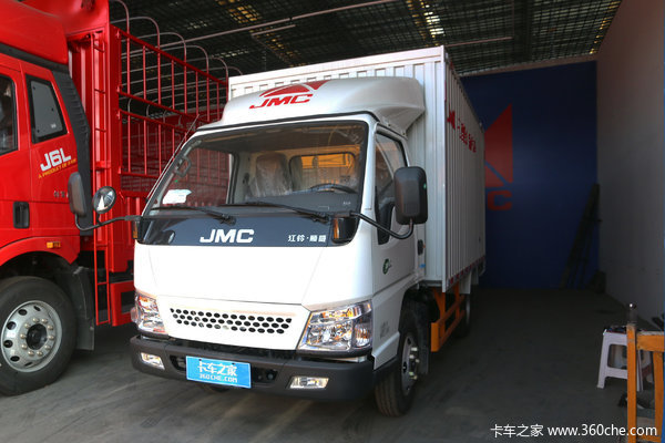 江铃 顺威小卡 122马力 3.85米单排厢式轻卡(国六)(JX5041XXYTCF26)