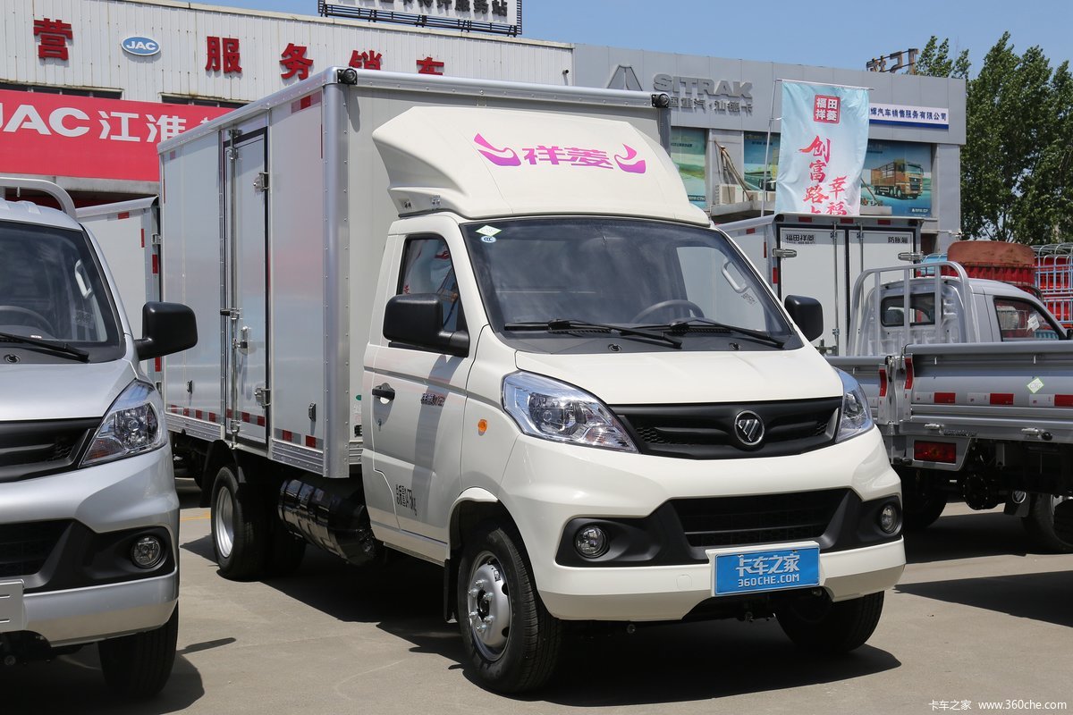 福田 祥菱V2 舒适型 1.6L 105马力 CNG 3.3米单排厢式微卡(国六)