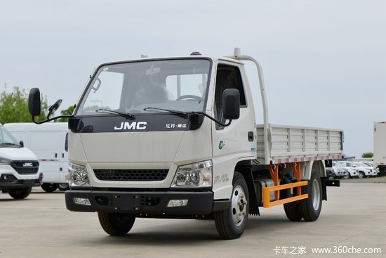 江铃顺达小卡122马力37米单排栏板轻卡国六jx1041tcg26