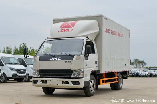 江铃 顺达宽体 122马力 4.2米单排厢式轻卡(国六)(jx5042xxytg26)