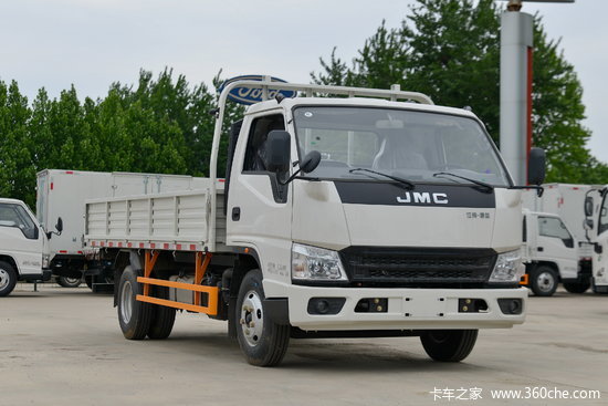 江铃 顺达宽体 143马力 4.2米单排栏板轻卡(国六)(jx1042tge26)