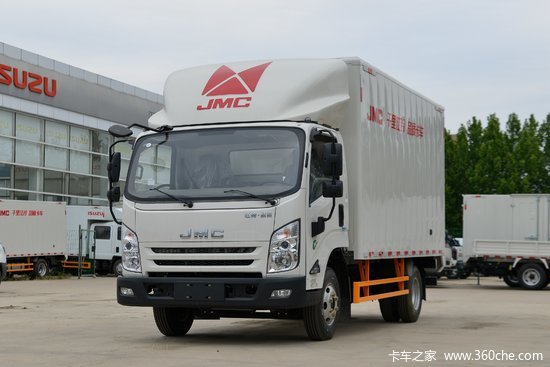 江铃 凯运体 143马力 4.2米单排厢式轻卡(国六)(气刹)(jx5045xxytg26)