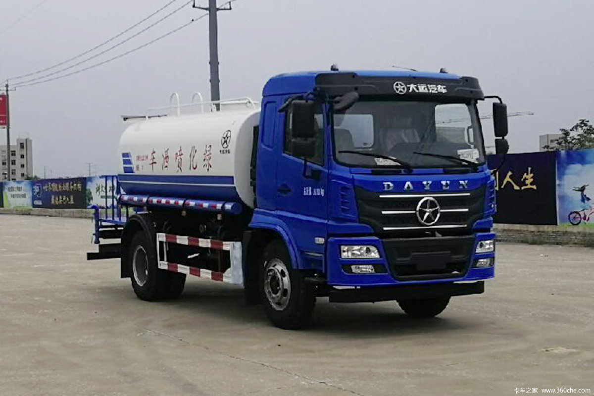 大运 F6 150马力 4X2 绿化喷洒车(国六)