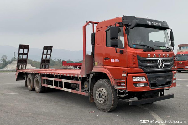 大运 F7 复合型 270马力 6X4 平板运输车(国六)(短轴距)(DYQ5250TPBD6DC)