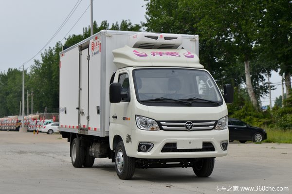 福田 祥菱M2 1.5L 122马力 4X2 3.7米冷藏车(鸿星达牌)(SJR5030XLC-6)