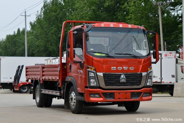 中国重汽HOWO 统帅 160马力 5.15米单排栏板载货车(星瑞6档)(ZZ1087G3815F183)