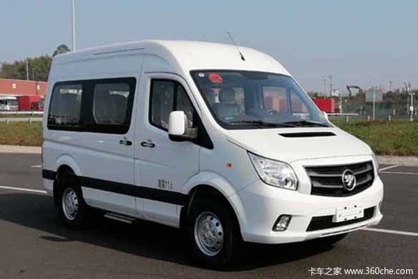 福田商务车 图雅诺通途 2022款 专业版 150马力 2.0T柴油 9座 手动 短轴低顶轻客(后单胎)