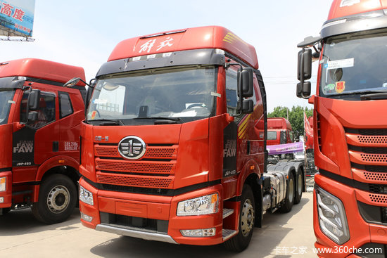 一汽解放 j6p 质惠版3.0 460马力 6x4牵引车(国六)(ca4250p66k25t1e6)