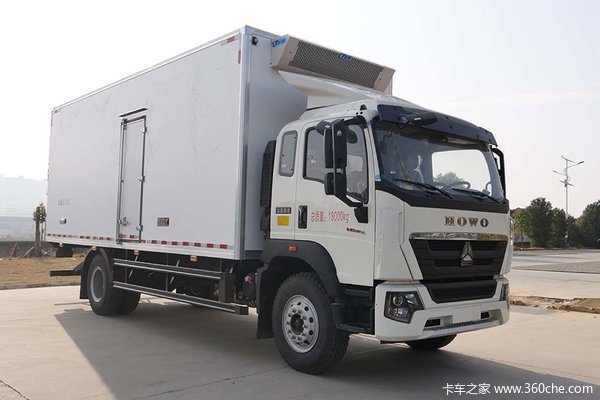 中国重汽HOWO G5X中卡 220马力 5.3米冷藏车(国六)(华通牌)(HCQ5187XLCZZ6)