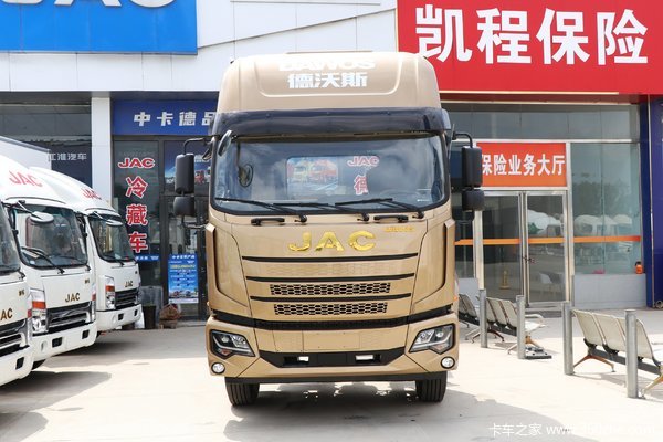 江淮 德沃斯T9 220马力 4X2 5.95米排半仓栅式载货车(国六)(HFC5181CCYB80K1D4S-1)