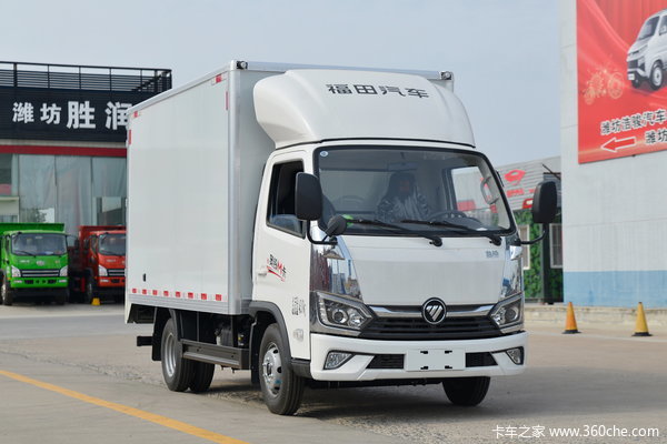 福田 奥铃M卡 1.5L 136马力 汽油 3.7米单排厢式小卡(国六)(BJ5031XXY3JV5-AA1)