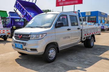 五菱 荣光新卡 基本型 1.8L 125马力 汽油 2.6米双排栏板微卡(国六)(后双胎)(LZW1030SLT6B)