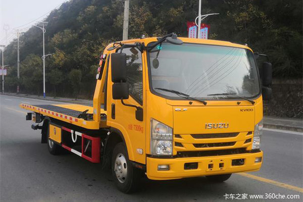 庆铃 五十铃KV100 120马力 4X2 清障车(帕菲特牌)(PFT5072TQZP6A)