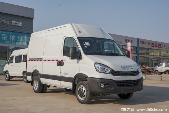 南京依维柯欧胜2021款运瑞系列v4233s145马力20t高顶封闭货车国六