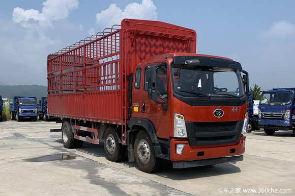 中国重汽 豪曼H5中卡 270马力 6X2 6.2米仓栅式载货车(国六)(ZZ5248CCYKC0FB1)
