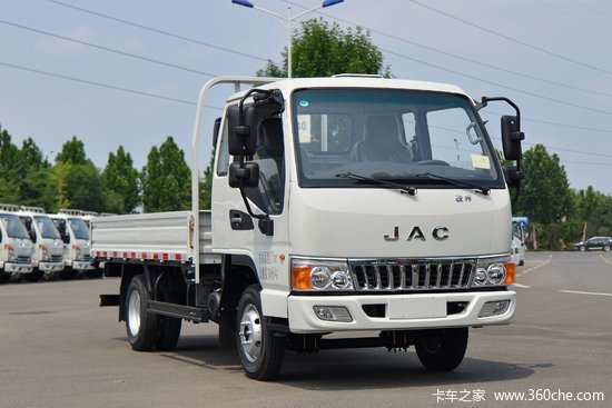 江淮骏铃e3135马力337米排半栏板轻卡国六hfc1031p23k1b4s2