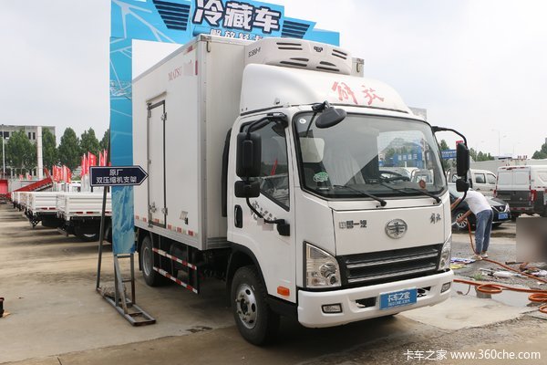 优惠1万 杭州市新大容汽车虎V4.2米冷藏车火热促销中