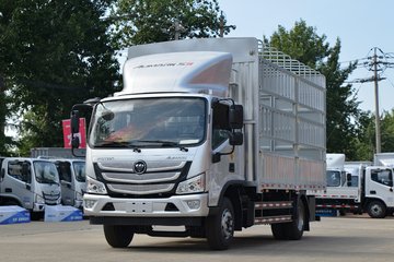 福田 欧马可S3系 价值山区版 170马力 4.8米排半仓栅式轻卡(国六)(BJ5128CCYGJFA-AB1) 卡车图片