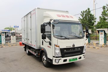 中国重汽HOWO 悍将 4.5T 4.15米单排纯电动厢式轻卡(ZZ5047XXYG3314Z145BEV)81.14kWh
