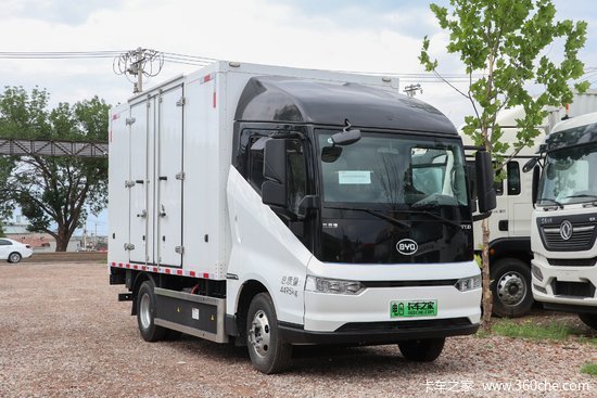 比亚迪t5d45t403米单排纯电动厢式轻卡byd5041xxybev185kwh