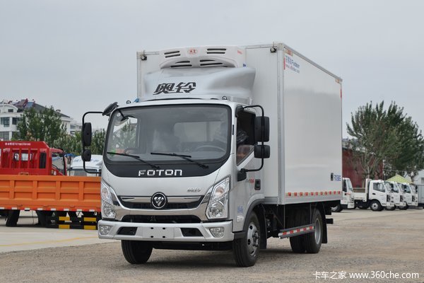 福田 奥铃速运 131马力 4X2 4.085米冷藏车(BJ5045XLC8JDA-AB1)