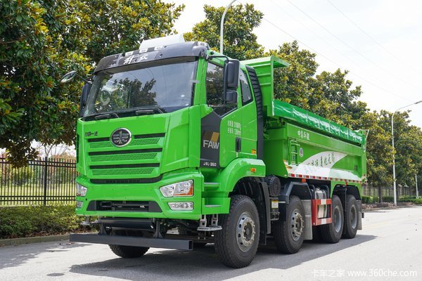 一汽解放 J6L重卡 350马力 8X4 5.6米自卸车(国六)(CA3310P62K2L1T4E6)