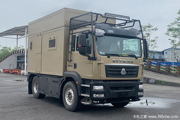 中国重汽 汕德卡SITRAK G5 270马力 4X4 AMT自动挡旅居车(国六)(CTT5100XLJM1)