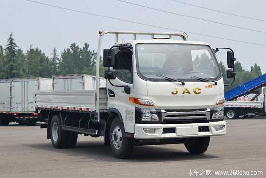 江淮 帅铃e中体 160马力 4.18米单排栏板轻卡(国六)(hfc1043p32k1c7s)