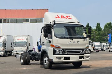 江淮 骏铃V6 130马力 4.18米单排仓栅式轻卡(HFC5048CCYB31K1C7S) 卡车图片