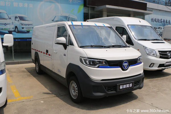 智蓝汽车 智蓝精灵e7 5.395米纯电动封闭货车46.