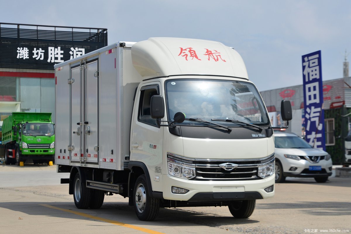 福田 时代领航S1 120马力 3.7米单排厢式小卡(液刹)