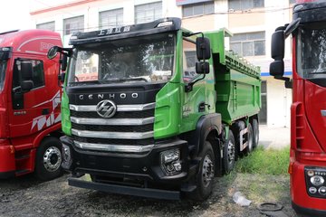 上汽红岩 杰虎H6 复合版 390马力 8X4 6.2米自卸式垃圾车(国六)(CQ5317ZLJEV09256)