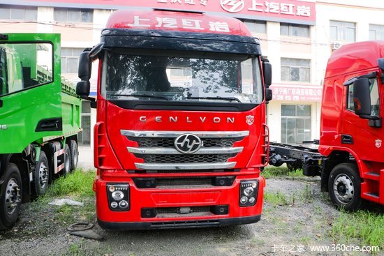 上汽红岩 杰狮c6-m plus 标载版 440马力 6x4 lng牵引车(国六)(cq4257