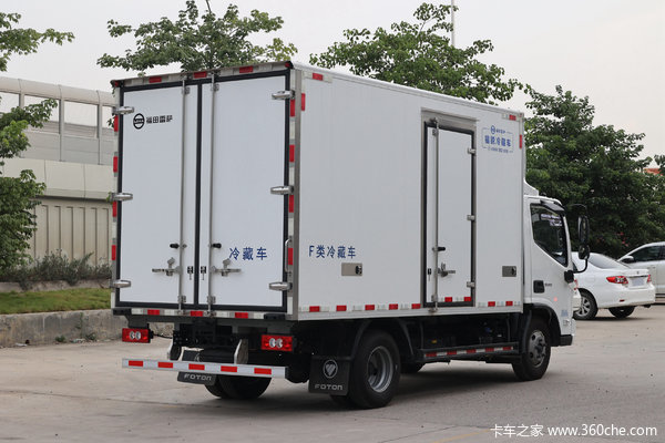 欧马可宽体冷藏车带肉勾箱全北京最低价格
