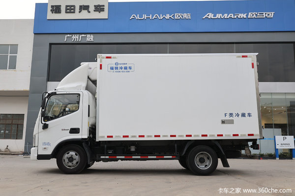 欧马可宽体冷藏车带肉勾箱全北京最低价格